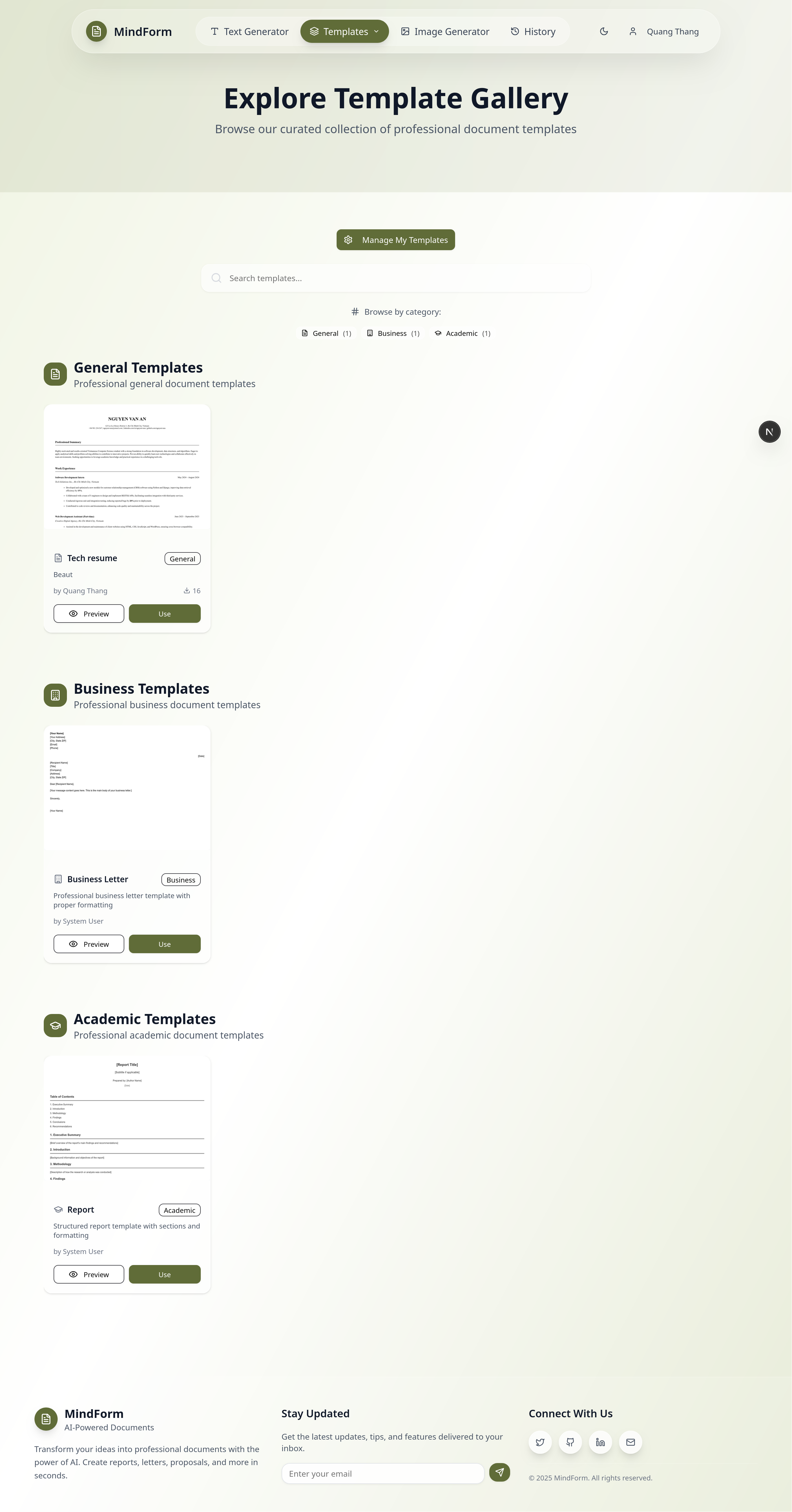 Templates